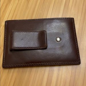 EUC men’s coach card holder and money clip